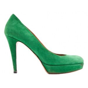Green Gucci Pumps